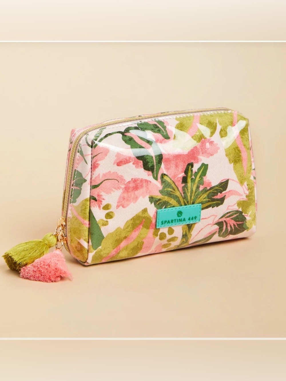 Spartina 449 Cosmetic Pouch / Palm Paradise – New